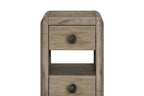 Knotty Oak Spot Table - Perfect for Storage and Display.