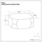 Eisley Walnut Coffee Table from India.
