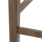 Farmhouse Counter Stools Set of 2 with X-Back Frame.