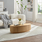 Modern Oval Coffee Table - Stylish Living Room Accent.