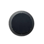 39.37'' Round Coffee Table with Storage Solid Wood Veneered Modern Coffee Table Accent Tea Table for Living Room, Bedroom, Apartment or Office, Black.
