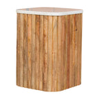Solid Wood Oak Side Table for Modern Living Spaces.