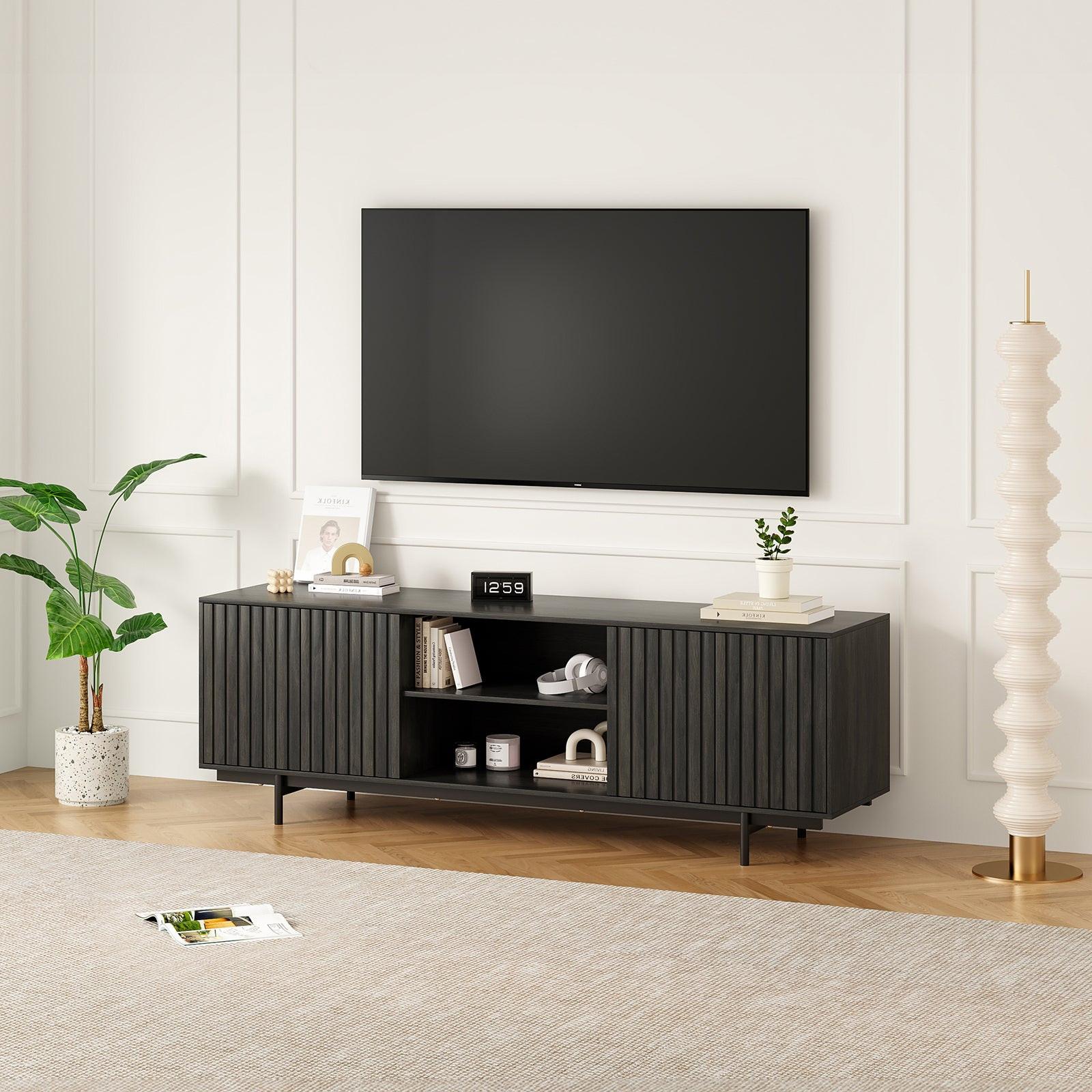Mid Century Modern TV Stand for TVs Up to 75".