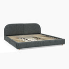 King Size Upholstered Bed Frame with Storage and Headboard.