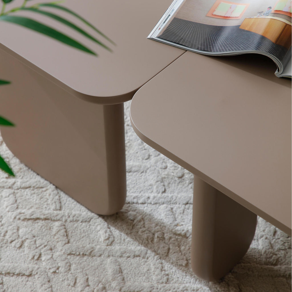 Modern Modular Coffee Table Set - Versatile Design.
