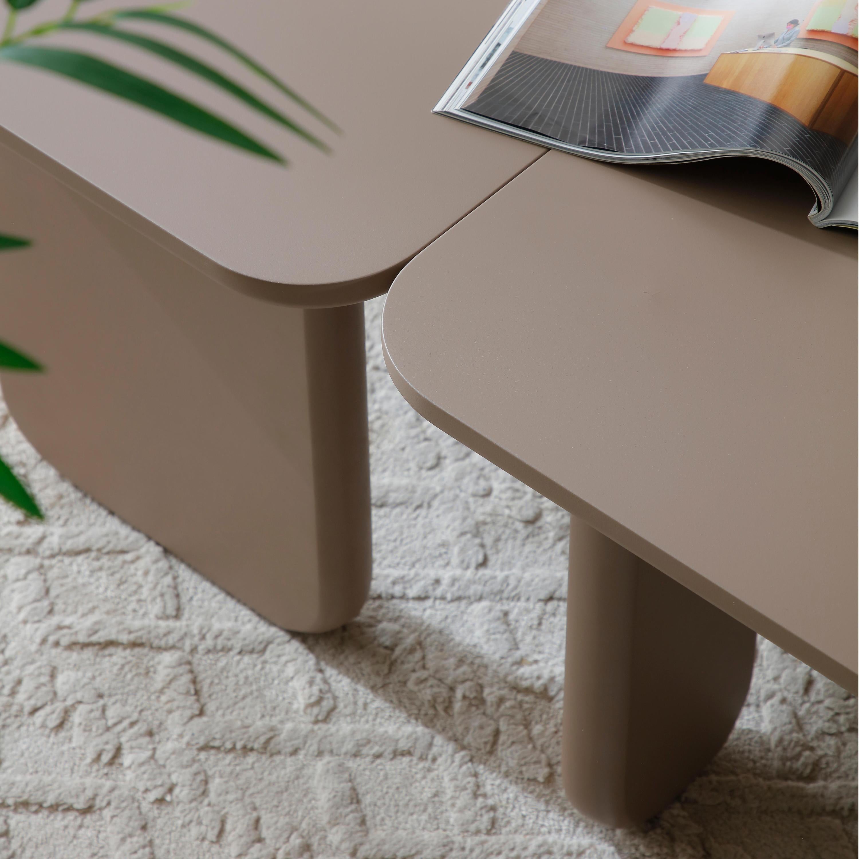 Modern Modular Coffee Table Set - Versatile Design.