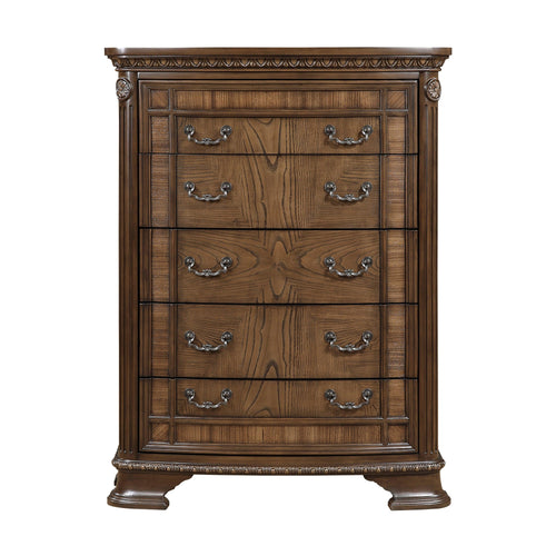 Traditional Storage Chest with 5 Drawers for Bedrooms.