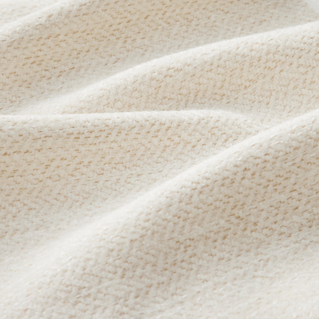 Close-up of soft chenille fabric texture used in the Modular L-Shaped Sofa - Sectional Couch, showcasing its plush and cozy weave.