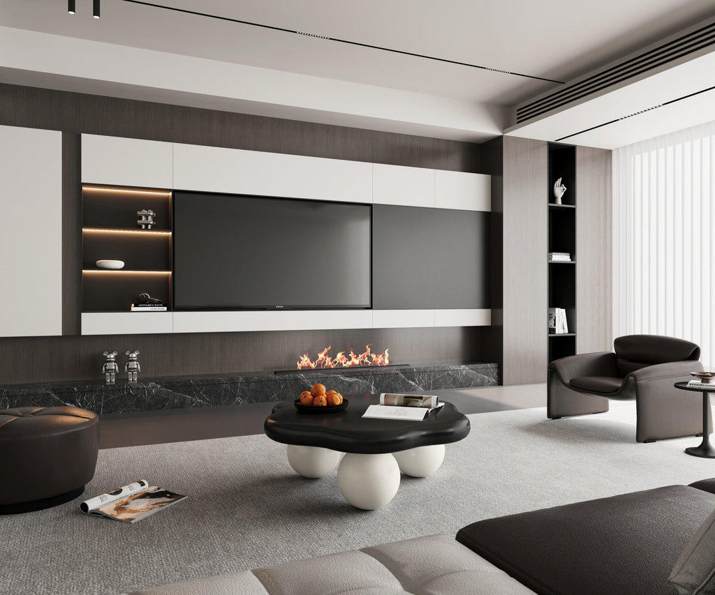 35' Cloud Shaped Coffee Table for Small Apartments.