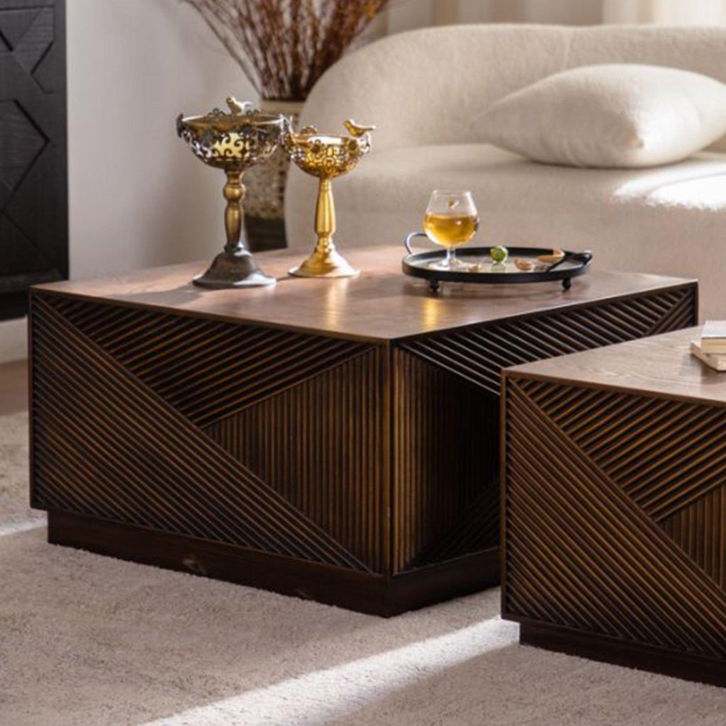 Modern Square Coffee Table for Living Room.