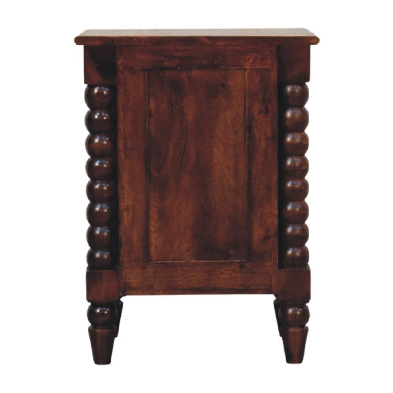 Solid Wood Bexley Spindle Bedside Table.