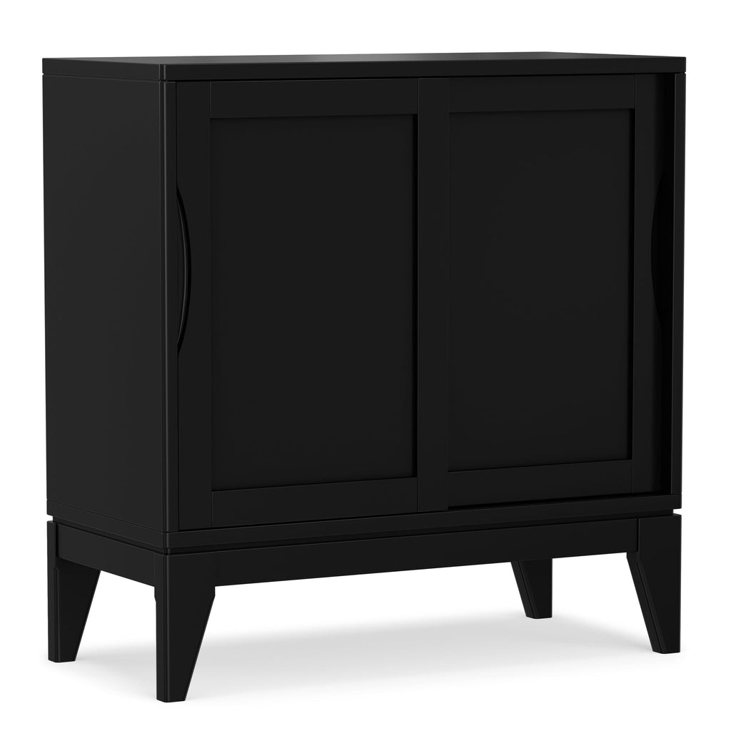 Harper Low Storage Cabinet for Organized Living Spaces.