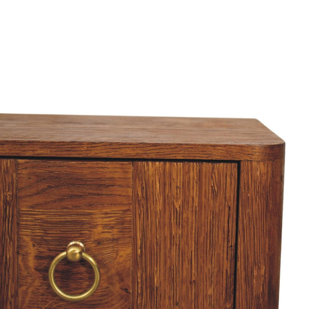 Solid Wood Aurelia Wall Bedside Table for Bedroom.