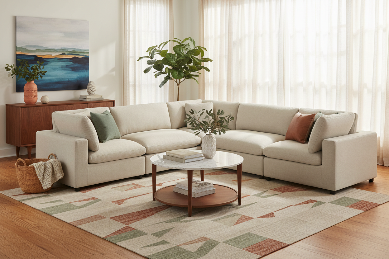 Cassandra Modular Sectional Sofa.