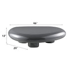 Charlene Gray High Gloss Coffee Table - Contemporary Style.