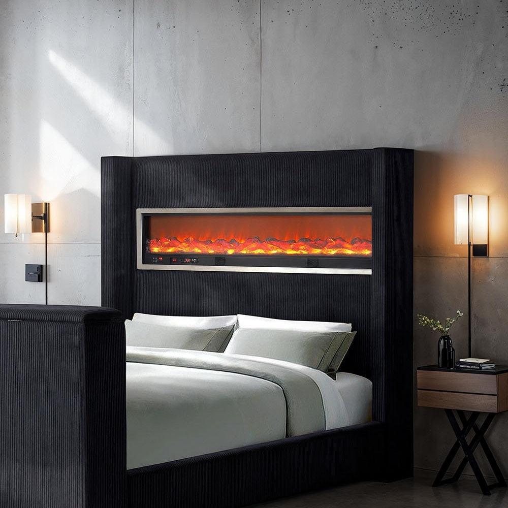 King Size Bed with TV Lift - Contemporary Design & Functionality.
