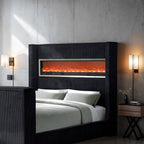 King Size Bed with TV Lift - Contemporary Design & Functionality.