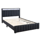 Luxury Queen Size Bed And 2 Nightstands Furniture Set.