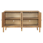 Vintage Sideboard Cabinet with 4-Door Storage.