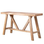 Farmhouse A-Frame Console Table - 58.5" Wide.