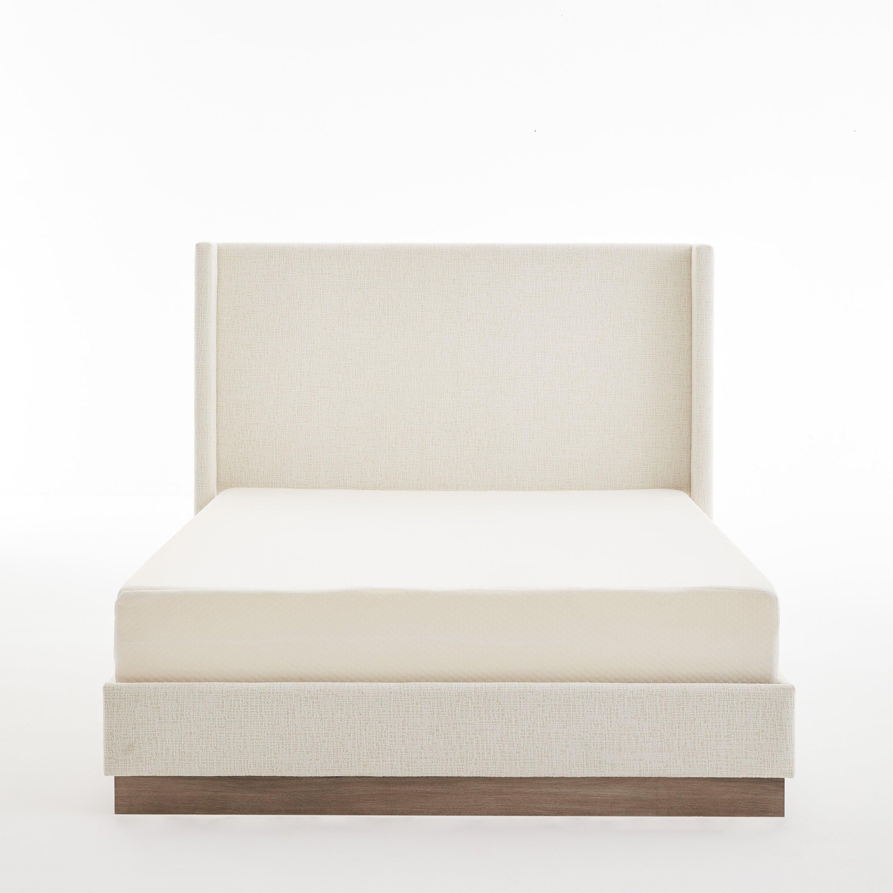 Hosford Upholstered Wingback Bed Queen Size.
