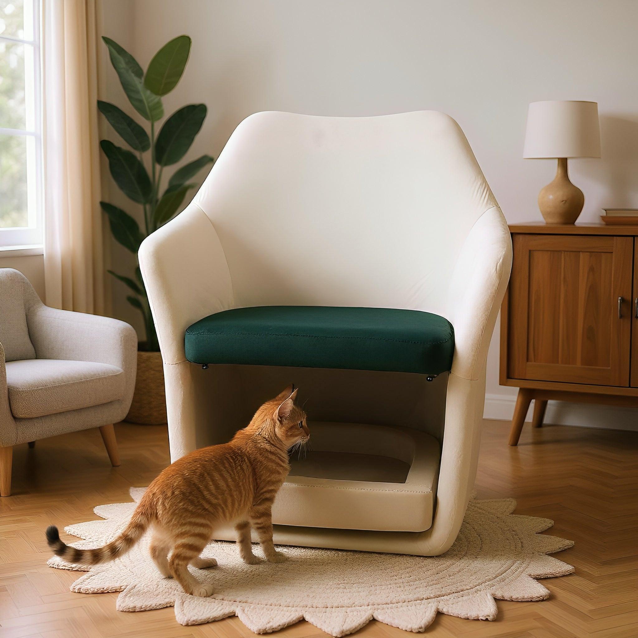 Pet Friendly Mid Century Modern Accent Chair - Groovy Boardz.