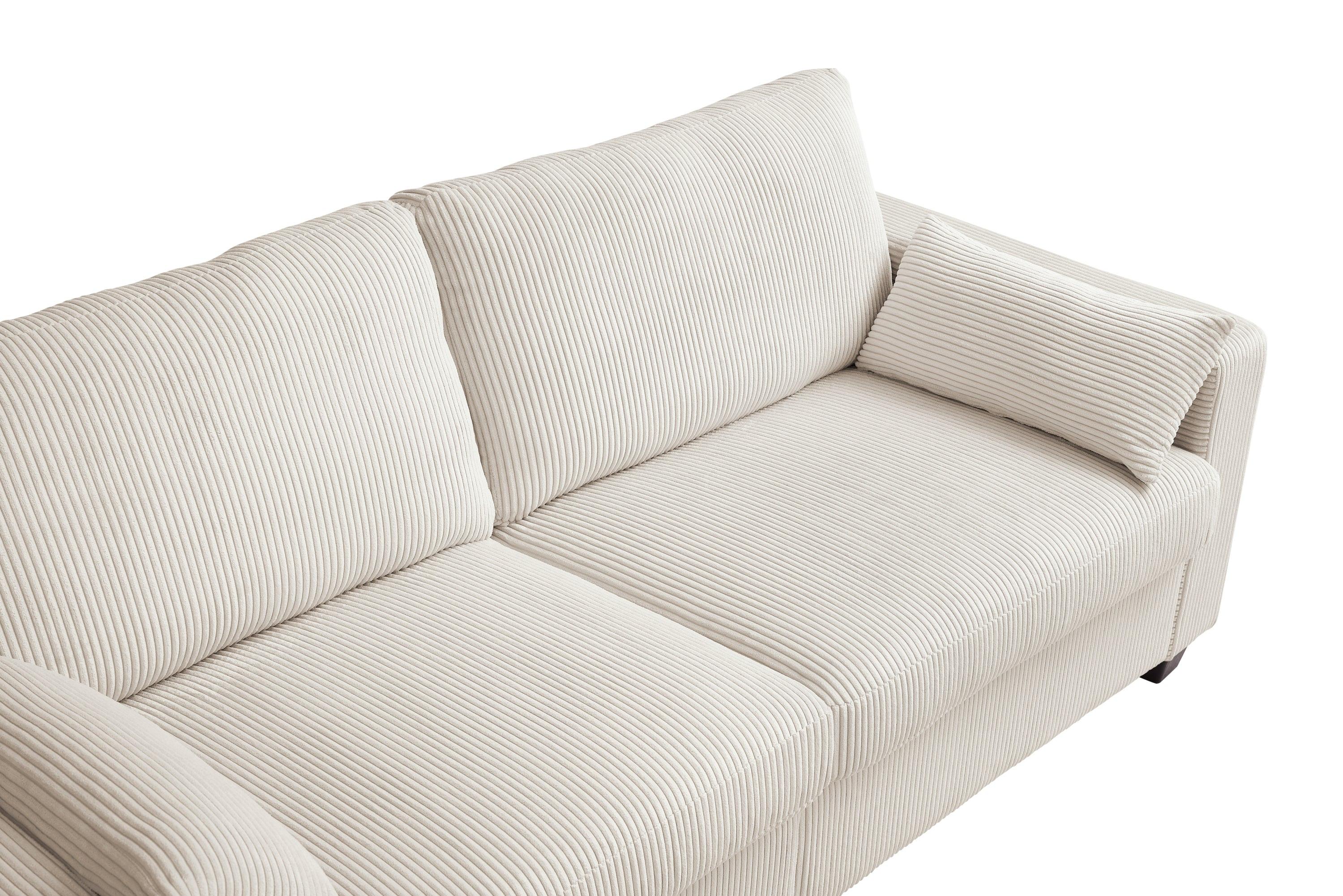 Removable Cover Loveseat Sofa for Small Spaces.