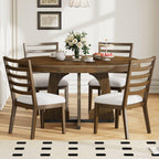 TREXM Extendable Dining Table Set for 4 with Chairs.