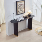 Modern Entryway Console Table with Unique Design.