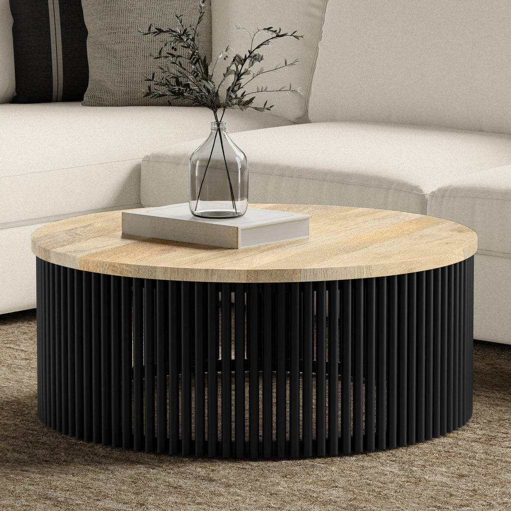 Wood Metal Coffee Table - Demy Collection.