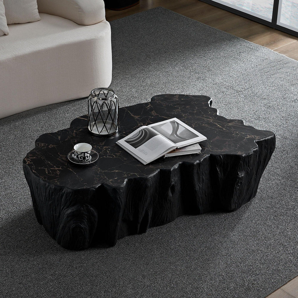 Mid-Century Modern Fiberglass Coffee Table for Living Room.