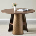 47.25 Inch Round Dining Table for 4-6 People.