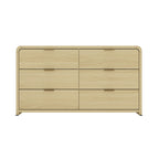 Grace 60' Dresser in Natural Oak (6-Drawer)