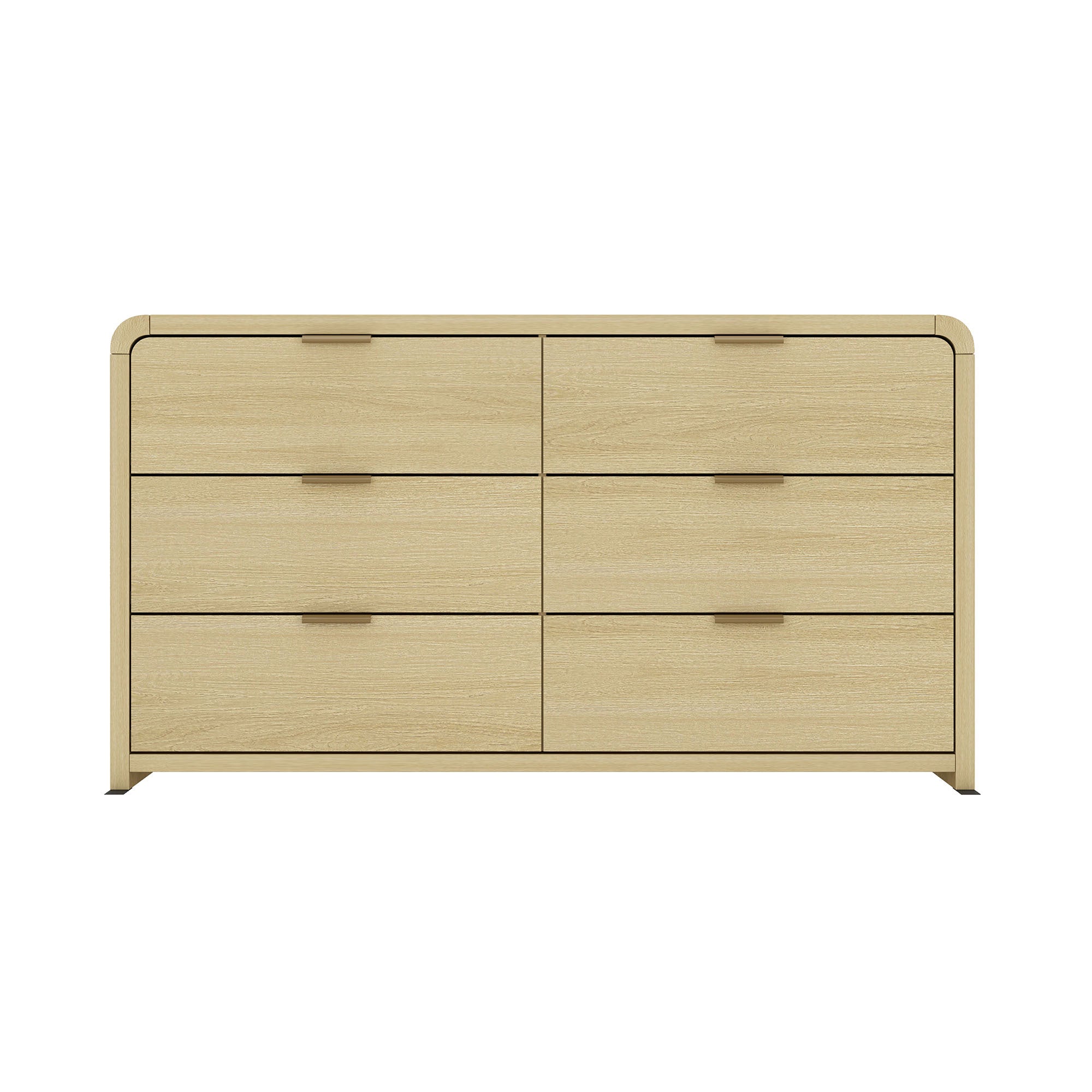 Grace 60' Dresser in Natural Oak (6-Drawer)
