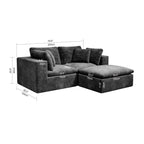 Modular Sectional Sofa - Compressed Couch for Living Room.