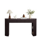 Retro Console Table with Storage for Living Room & Entryway.