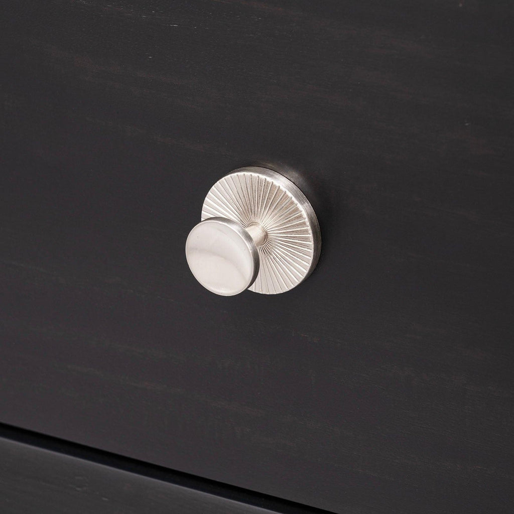 Mid-Century Modern Nightstand with USB Charging Port.