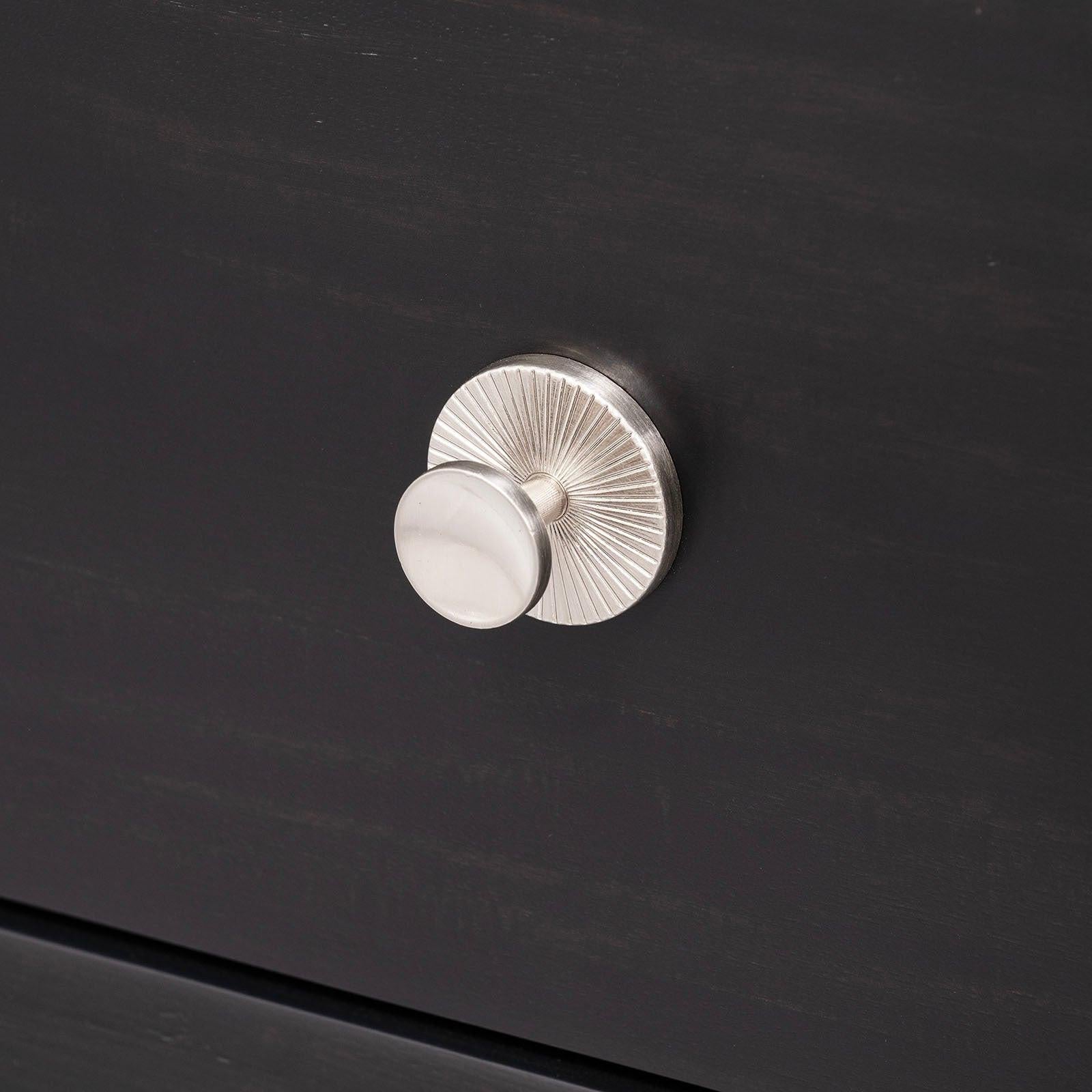 Mid-Century Modern Nightstand with USB Charging Port.