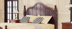Full Size Wooden Bed Frame with Headboard, Easy Assembly.