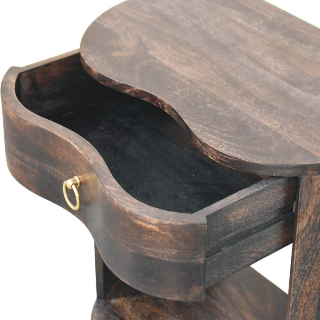 Artisan Furniture Solid Wood Monroe Bedside Table.