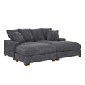 Zaheer 86'' Corduroy Sofa for Living Room.