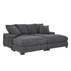 Zaheer 86'' Corduroy Sofa for Living Room.