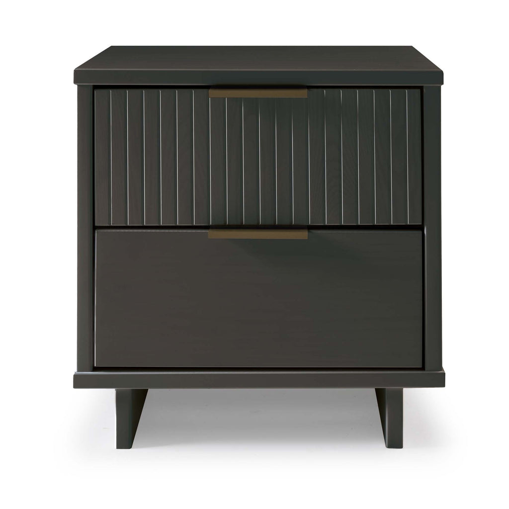 Granville 18' Nightstand in Charcoal Gray (2-Drawer)