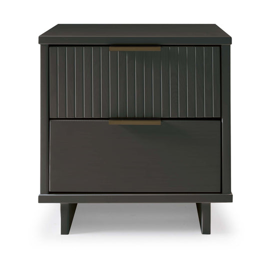Granville 18' Nightstand in Charcoal Gray (2-Drawer)