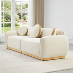 90.94'' Modern Sofa Set for Living Room with Pillows.