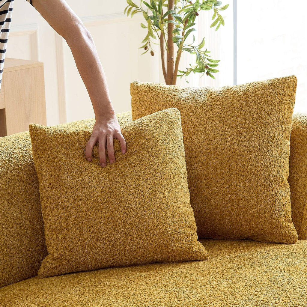 Curved Mid Century Modern Sofa for Comfortable Living.