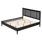 Solid Wood King Bed with Heavy Duty Support.