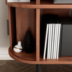 Mid Century Modern Record Player Stand with Charging Station.