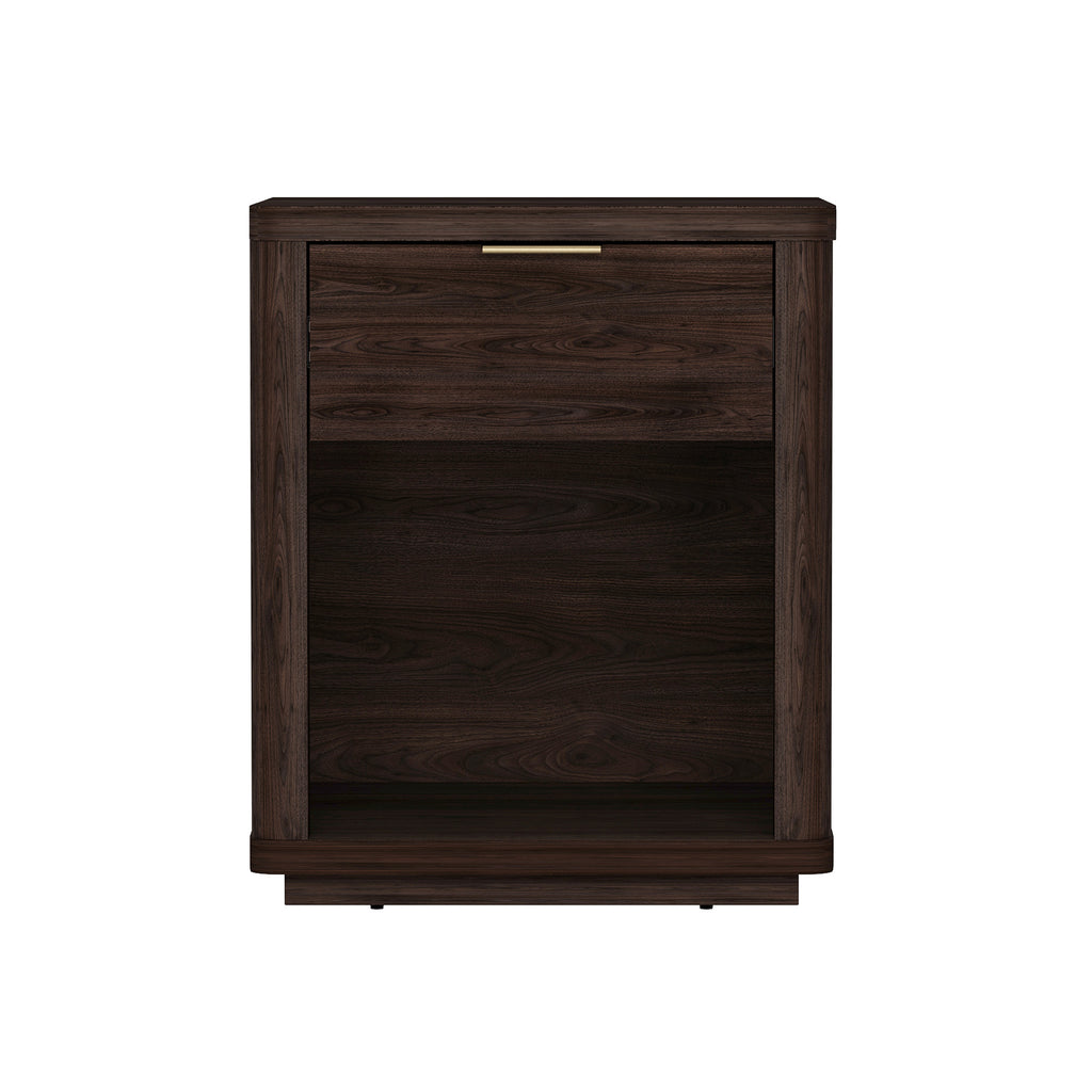 Evelyn 20' Nightstand in Brown (1-Drawer)