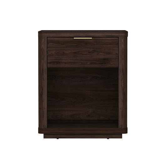 Evelyn 20' Nightstand in Brown (1-Drawer)